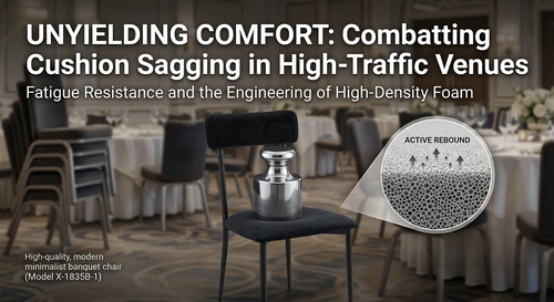 berita perusahaan terbaru tentang Mencegah Cushion Sagging: Ketahanan kelelahan dari High-Density Foam Chair untuk