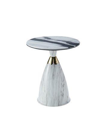 Meja pusat kaca modern stainless steel extendable tempered berputar meja kopi emas furnitur ruang tamu