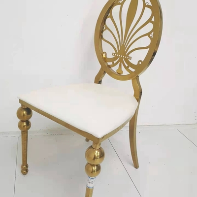 Kursi makan emas mewah modern mewah untuk ruang makan hotel