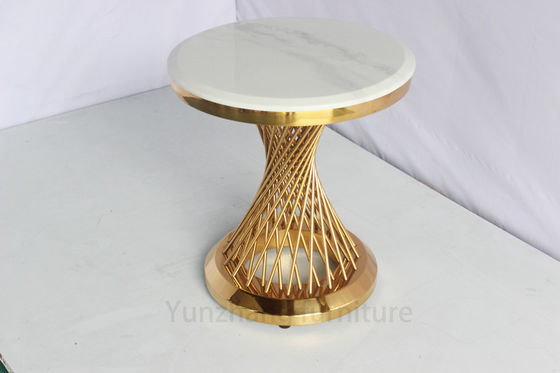 Harga bagus Pipa Baja Rotary Desain Pinggang Kecil Meja Sisi Bulat Meja Ujung on line