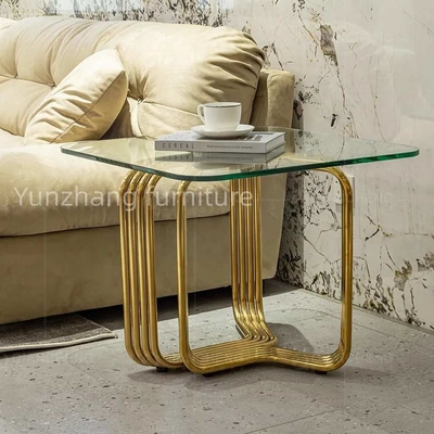 Meja Kopi Persegi Mewah Furnitur Rumah Modern Dirancang Untuk Ruang Tamu
