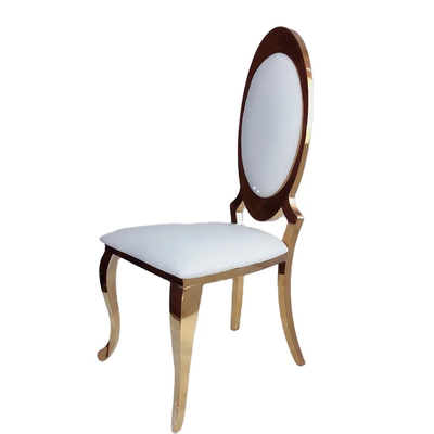 Grand Marble / Glass Top Meja Makan Kursi Set dalam 200-300 Pound Berat Kapasitas