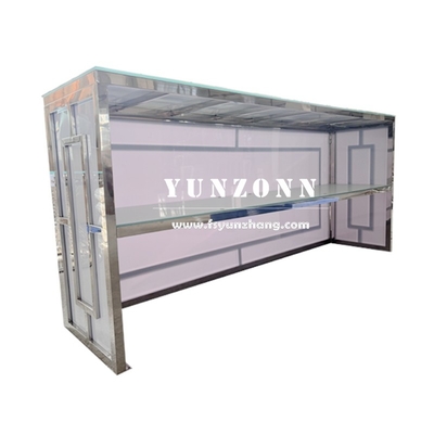 Furniture Hotel Modern Fashion Desain Wine Bar Meja Perhiasan Perak High Bar Counter