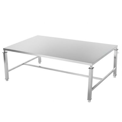 Meja Perabotan Rumah Besar Stainless Steel Ketebalan Atas 10mm