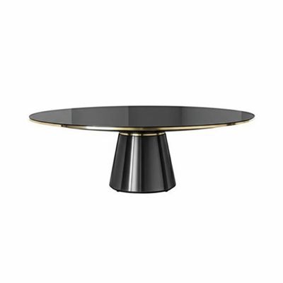 Alas Meja Persegi Panjang Modern Ketebalan Atas 10mm Dengan Furnitur Mewah Selesai Mengkilap