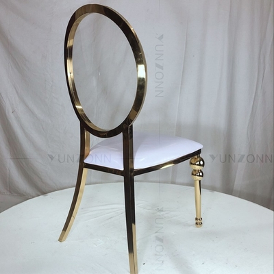 Akrilik Kembali kursi acara kursi makan SS emas sewa furniture
