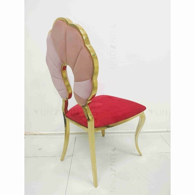 Hot-Sale Kursi Warna-warni Fashion Baru dengan desain belakang Bisa Ditumpuk Untuk Perjamuan