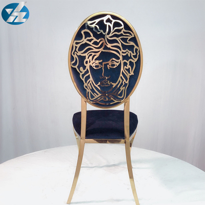Versache Back Black Velvet Kursi Makan Kursi Emas Stainless Steel