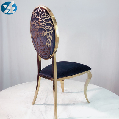 Versache Back Black Velvet Kursi Makan Kursi Emas Stainless Steel