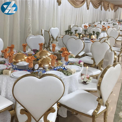 Acara Kursi Makan Berbentuk Hati Kursi Perjamuan Pernikahan Hotel Royal 50X59X102
