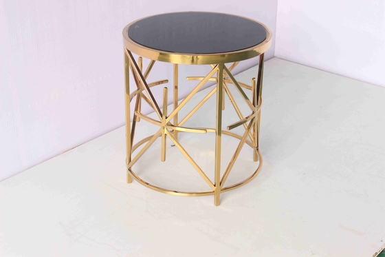 Deluxe Living Room Home Furniture Desain Halus Meja Samping Modern untuk Hotel