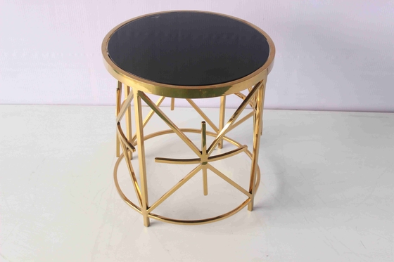 Deluxe Living Room Home Furniture Desain Halus Meja Samping Modern untuk Hotel