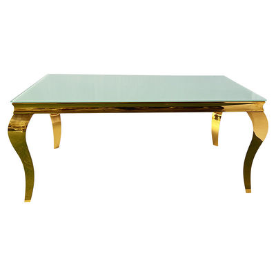 Harga yang bagus Gaya Sederhana SS 201 Meja Makan Batu Marmer Perabot Hotel Restoran on line