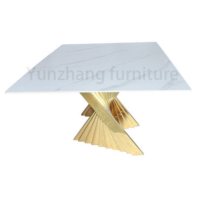 Harga yang bagus Gaya Nordik Modern Ruang Makan Set Italia Meubel Rumah Mewah Meja Makan Marmer on line