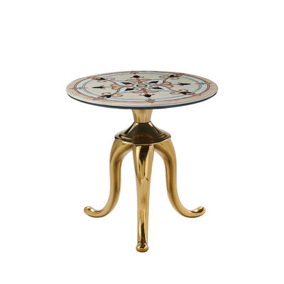 Harga yang bagus Desain Eropa furnitur ruang tamu Turki kaca kopi teh meja samping mobil atas kopi on line