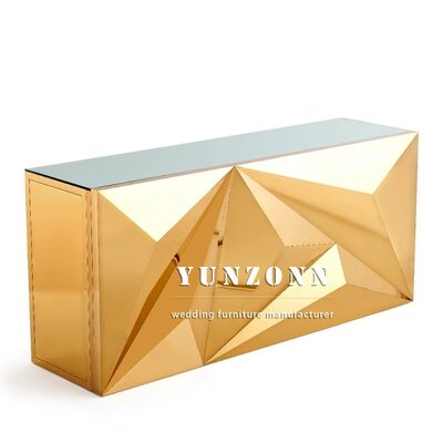 kualitas Bar persegi panjang Pernikahan dan Klub Malam Bar Baja tahan karat Counter Tiki bar untuk dijual pabrik