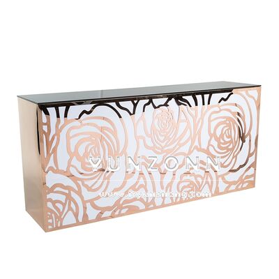 Harga bagus Brand Baru Disesuaikan LED Bar Counters untuk Restoran dan Bar Komersial Rose Design on line