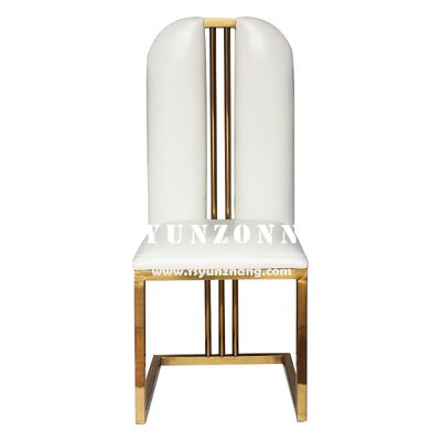 Harga bagus Desain Kursi Hotel dan Kursi Furnitur Restoran Kedai Kopi untuk Ruang Makan Stainless Steel Logam Furnitur on line