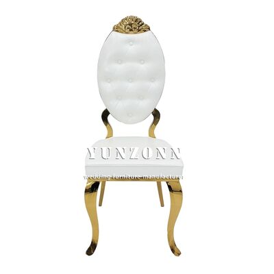 Harga bagus Kursi Baja Tahan Karat Modern Amerika Populer Grosir untuk Pesta Perjamuan Hotel Acara Pernikahan on line