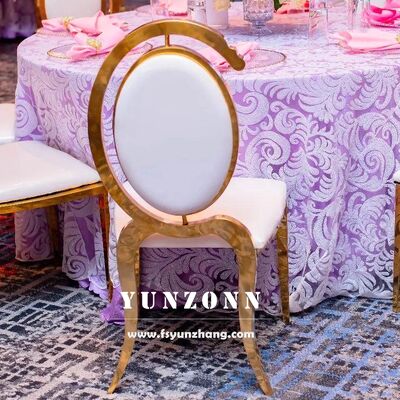 Harga bagus Kursi Pernikahan Desain Baru Unik Untuk Dekorasi Kursi Mewah Pernikahan De Dengan Kaki Emas Baja Rinsing Dan C Bentuk Oval Kembali on line